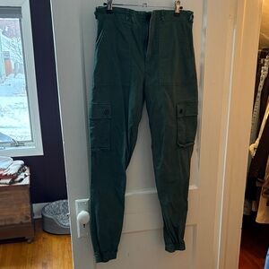 Medium Tall Forest Green Cargo Pants